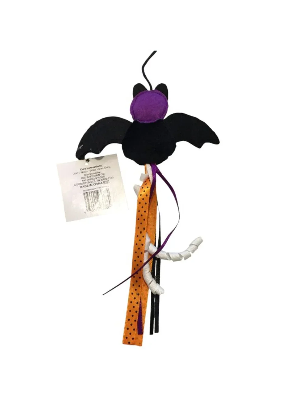 Halloween Cat Teasers Set of 6 Bat Ribbons
